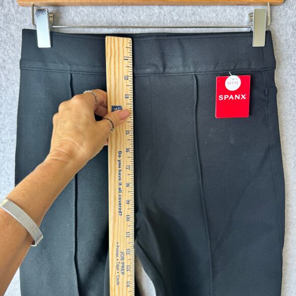 Spanx Pants Flare Black Hi-Rise Women’s Small Pull On Minimalist Shapewear - Picture 10 of 12